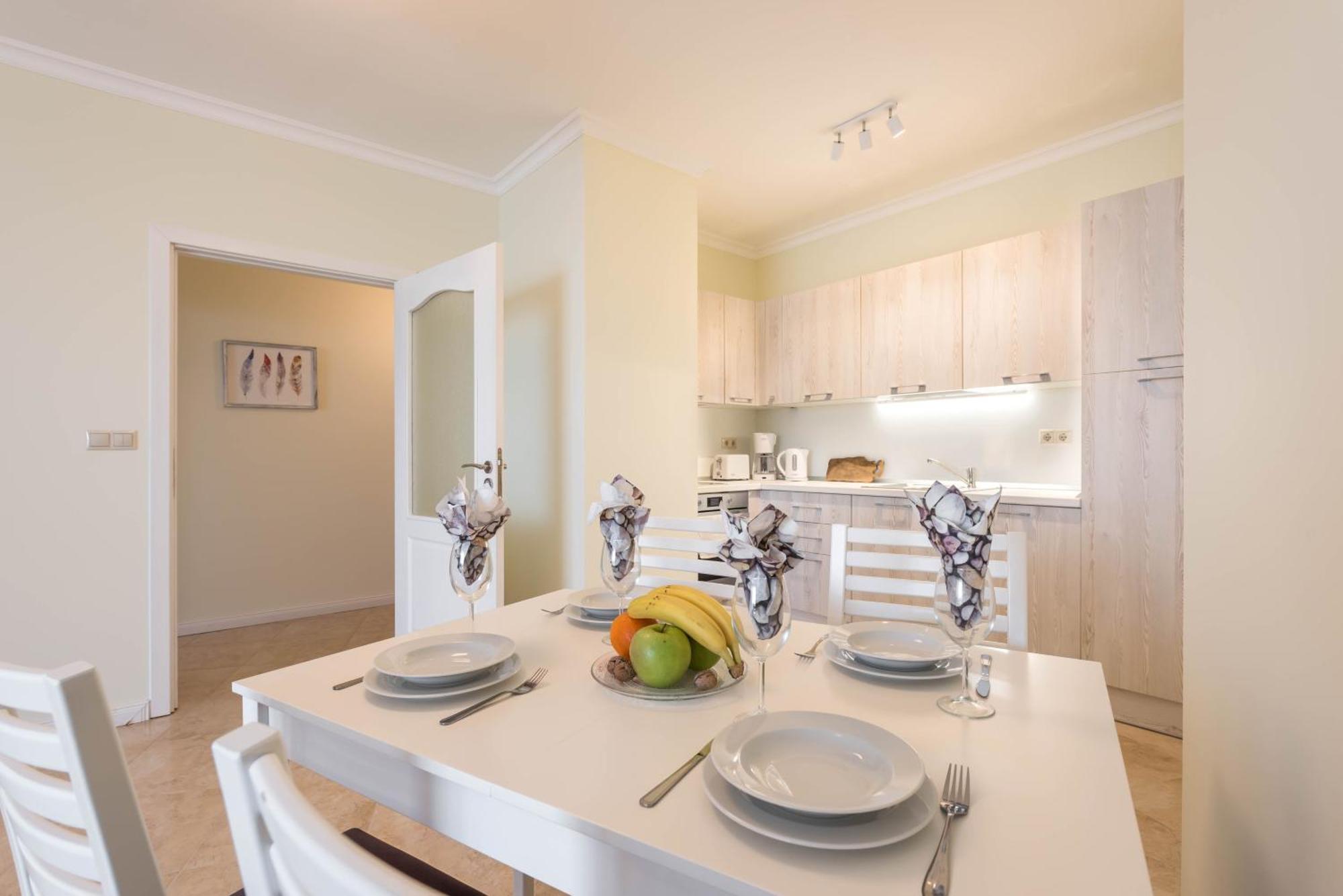 Luxurious And Panoramic Apartments At The Beach In La Mer Complex Goldstrand Exterior foto