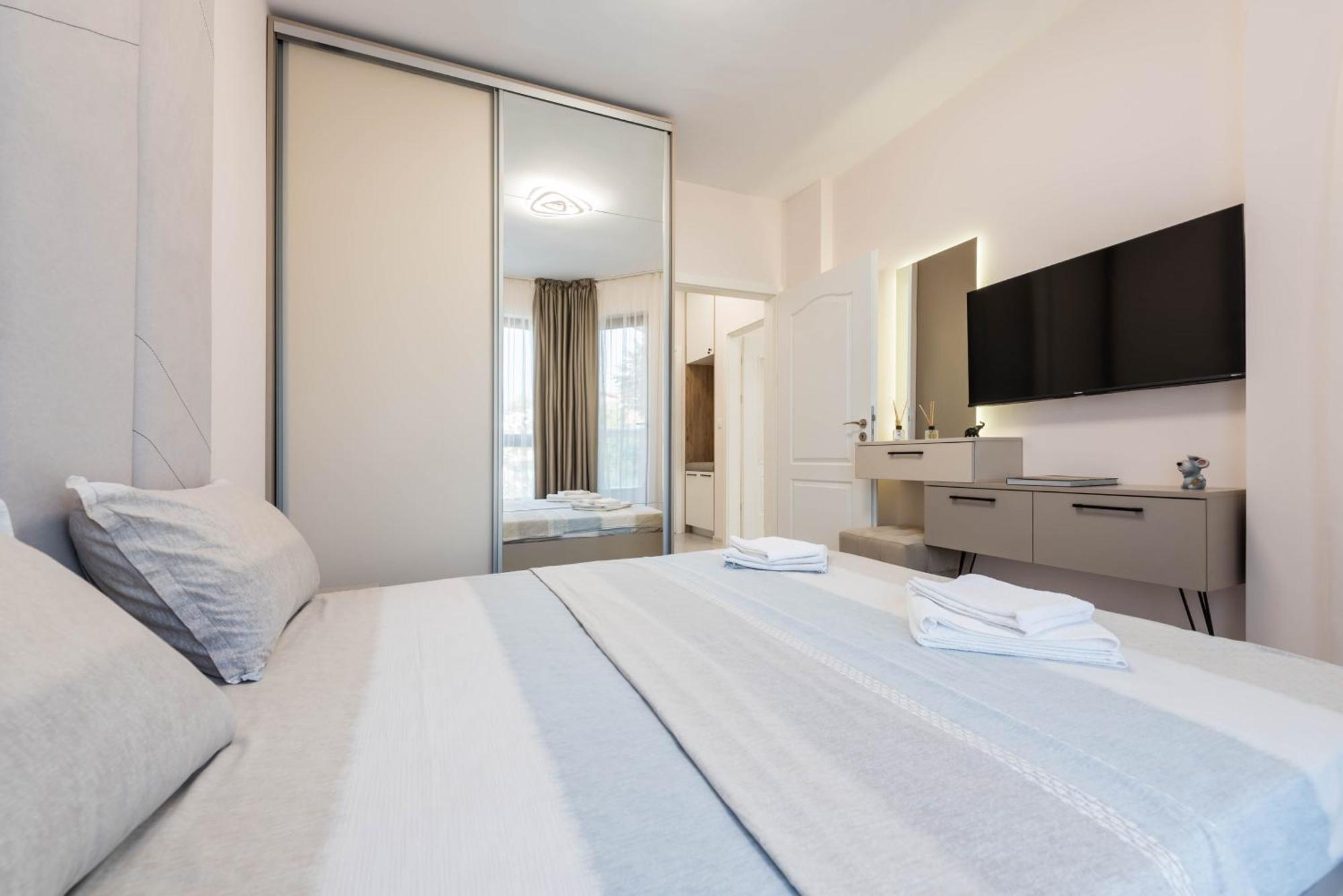 Luxurious And Panoramic Apartments At The Beach In La Mer Complex Goldstrand Exterior foto