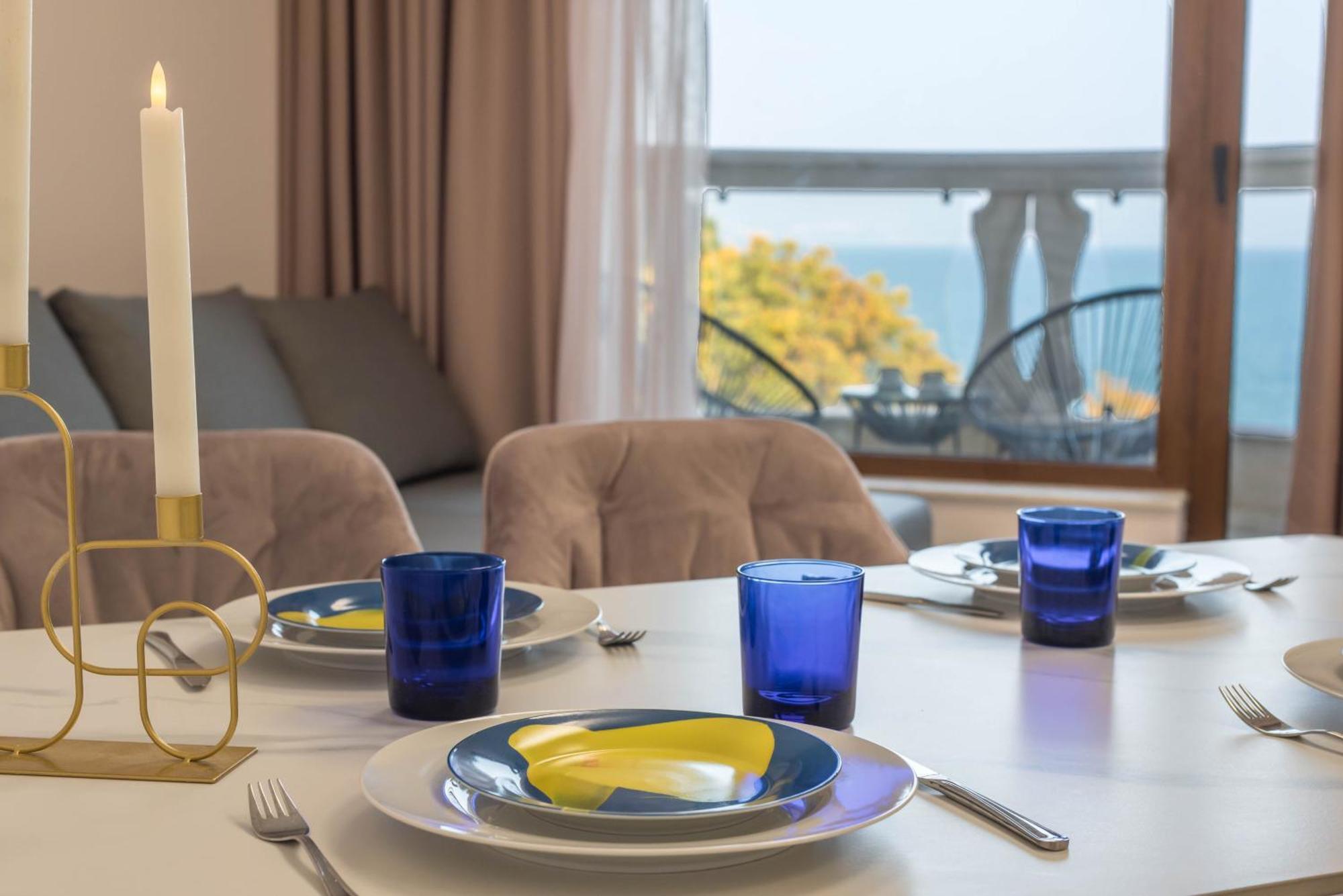 Luxurious And Panoramic Apartments At The Beach In La Mer Complex Goldstrand Exterior foto
